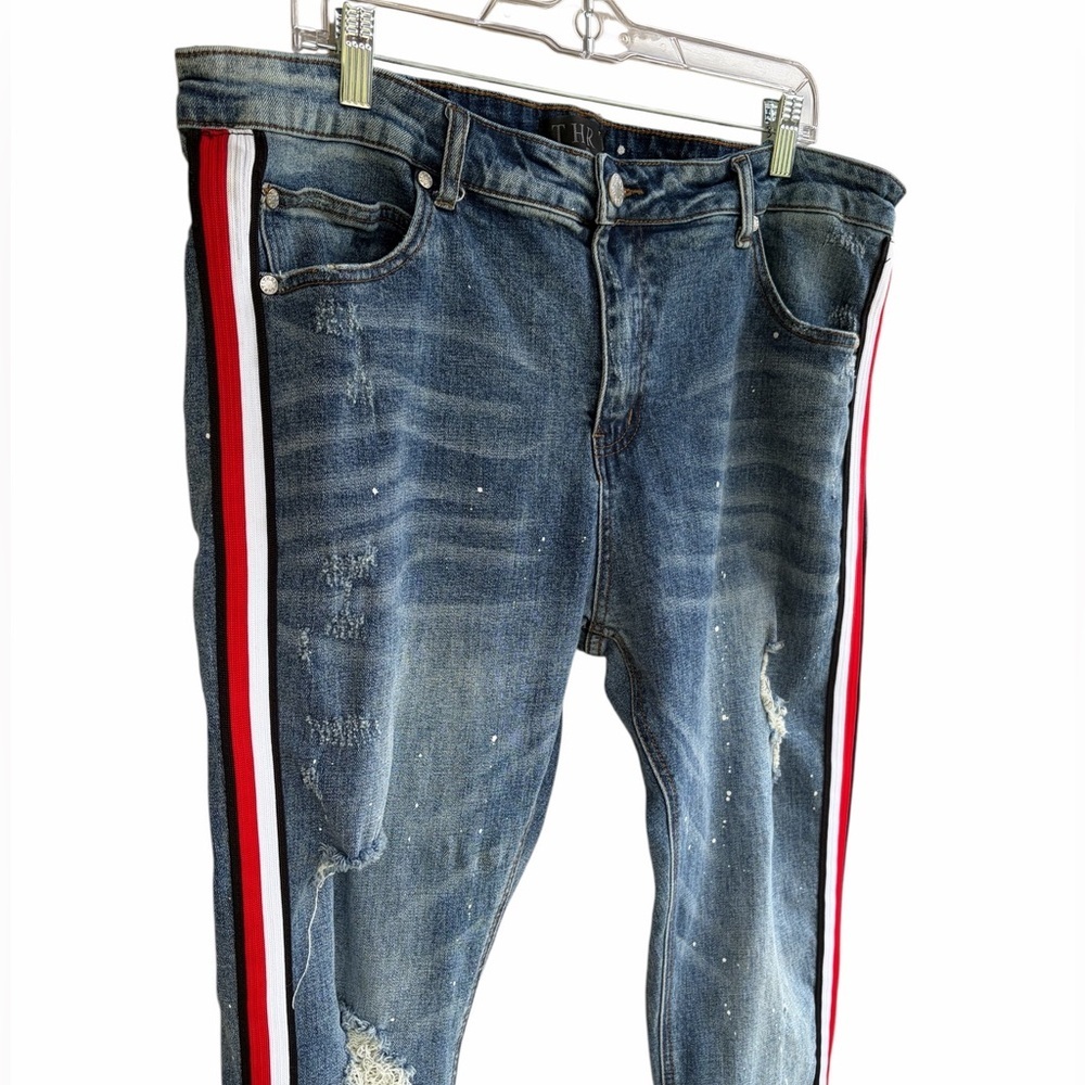 THRT Distressed Streetwear Inspired Denim Jeans
